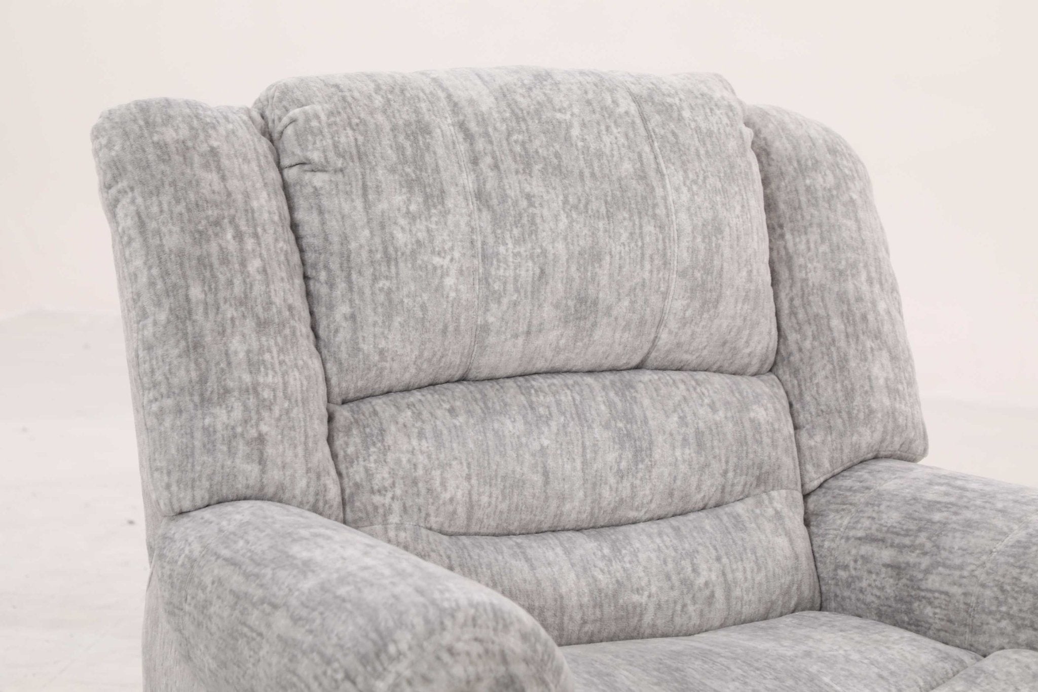 EaseGlide Manual Grey Recliner