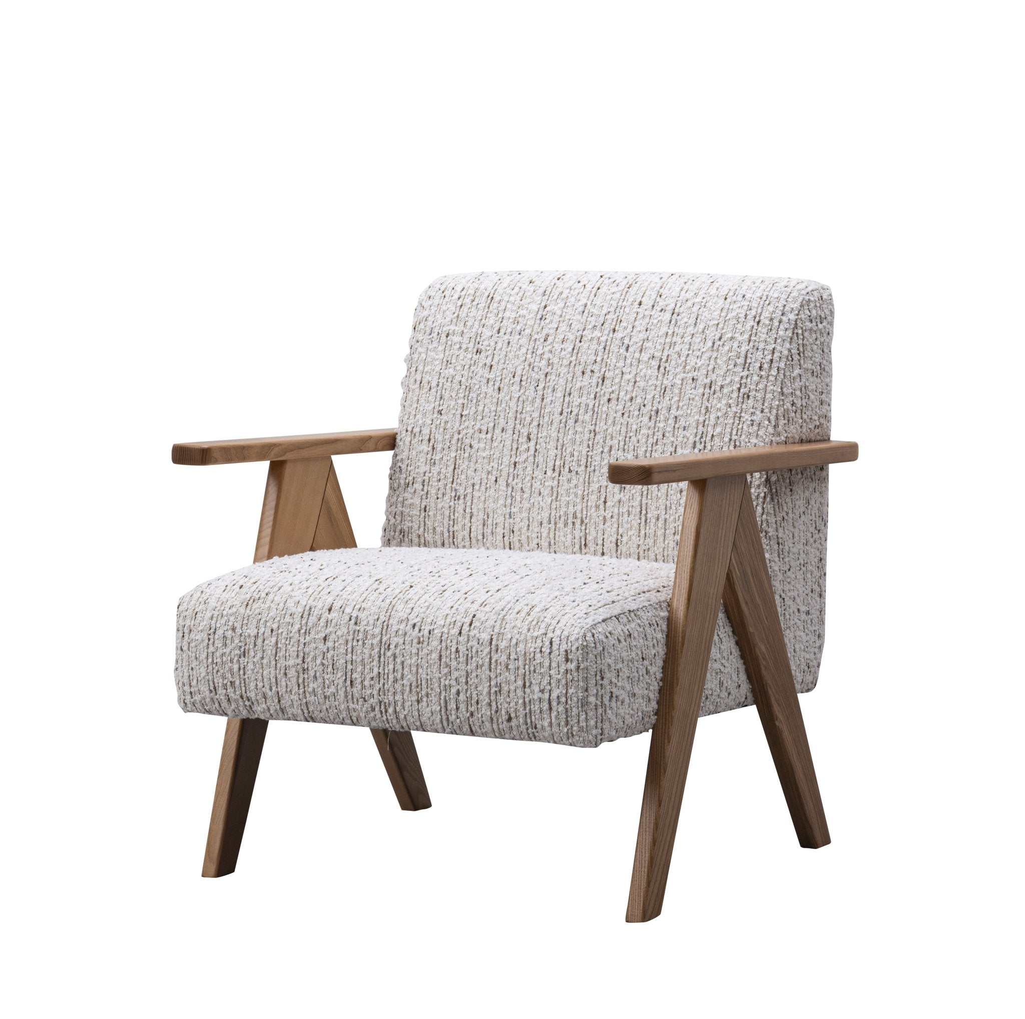 Echo Light Wood Accent Chair