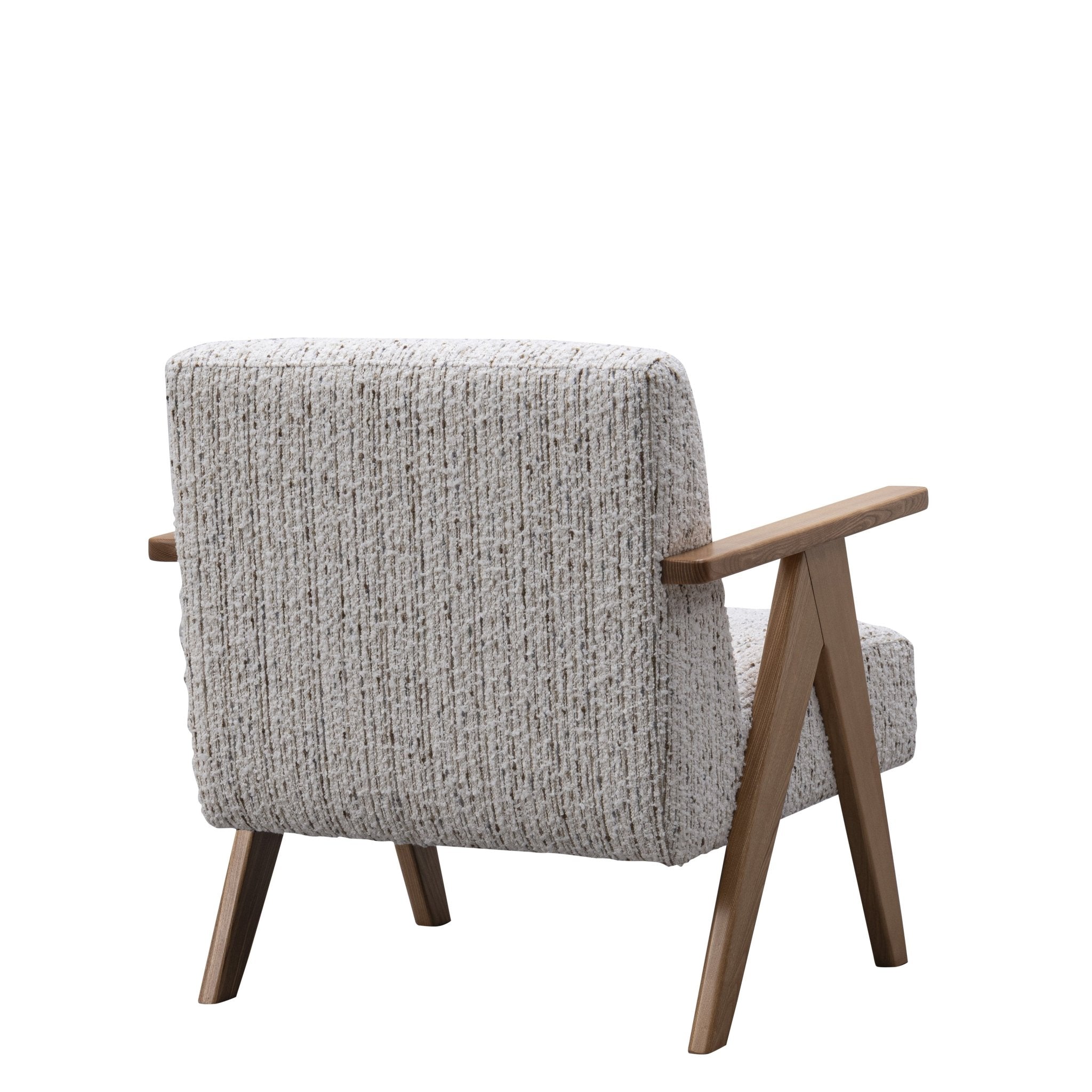 Echo Light Wood Accent Chair