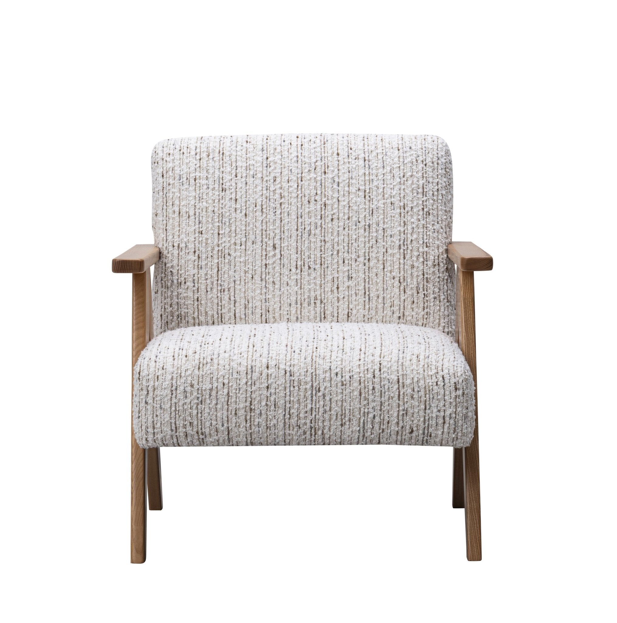 Echo Light Wood Accent Chair
