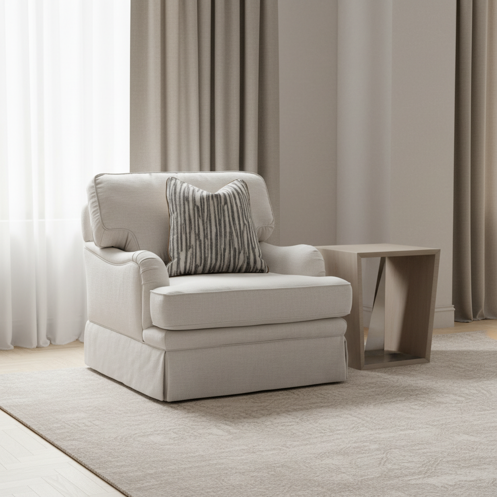 el Amor Cream Arm Chair