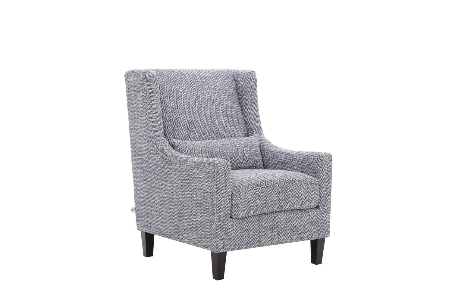 Elegant Grey Accent Chair