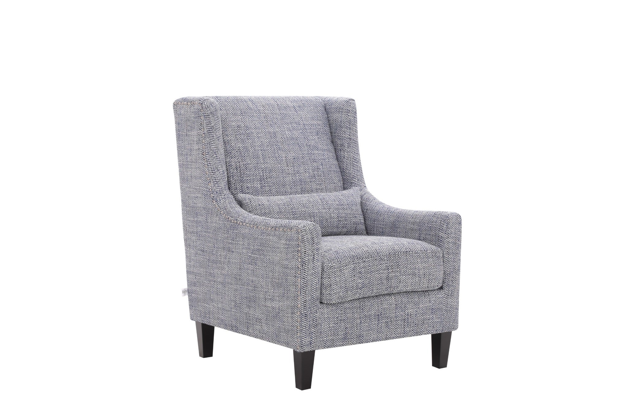 Elegant Grey Accent Chair
