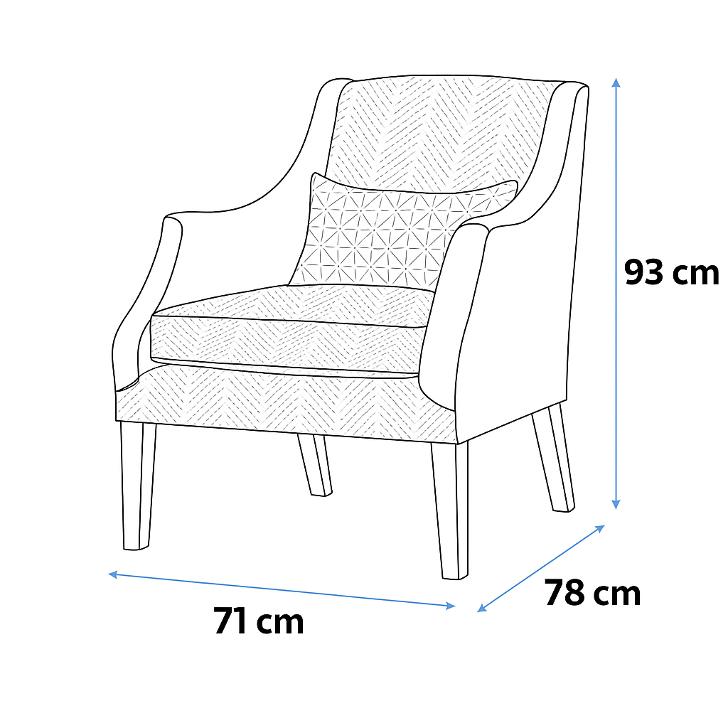 Elif Rosy Living Room Set