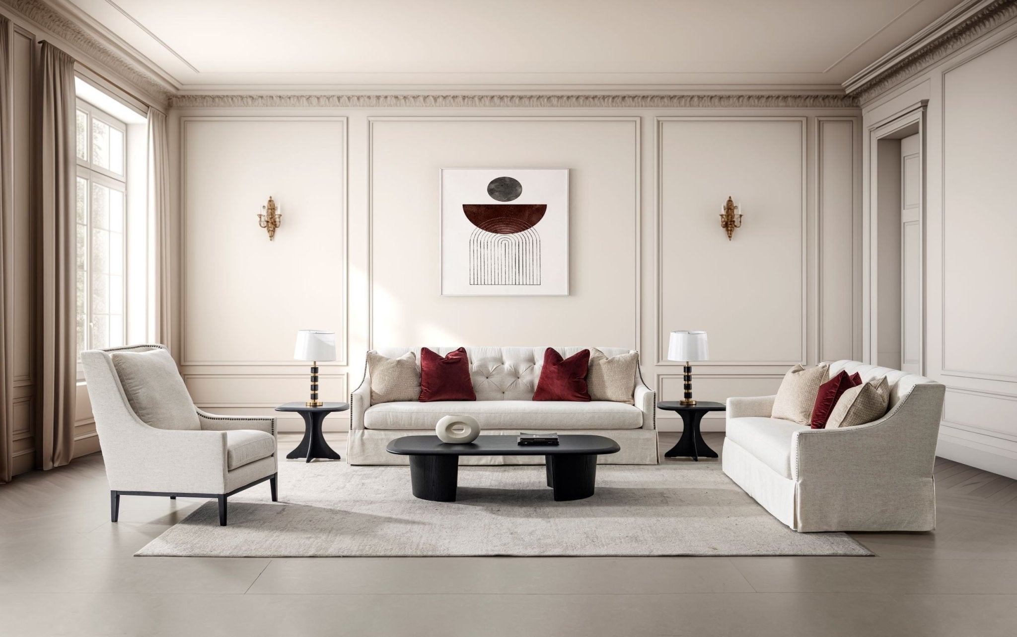 Fatima Roze Accent Chair