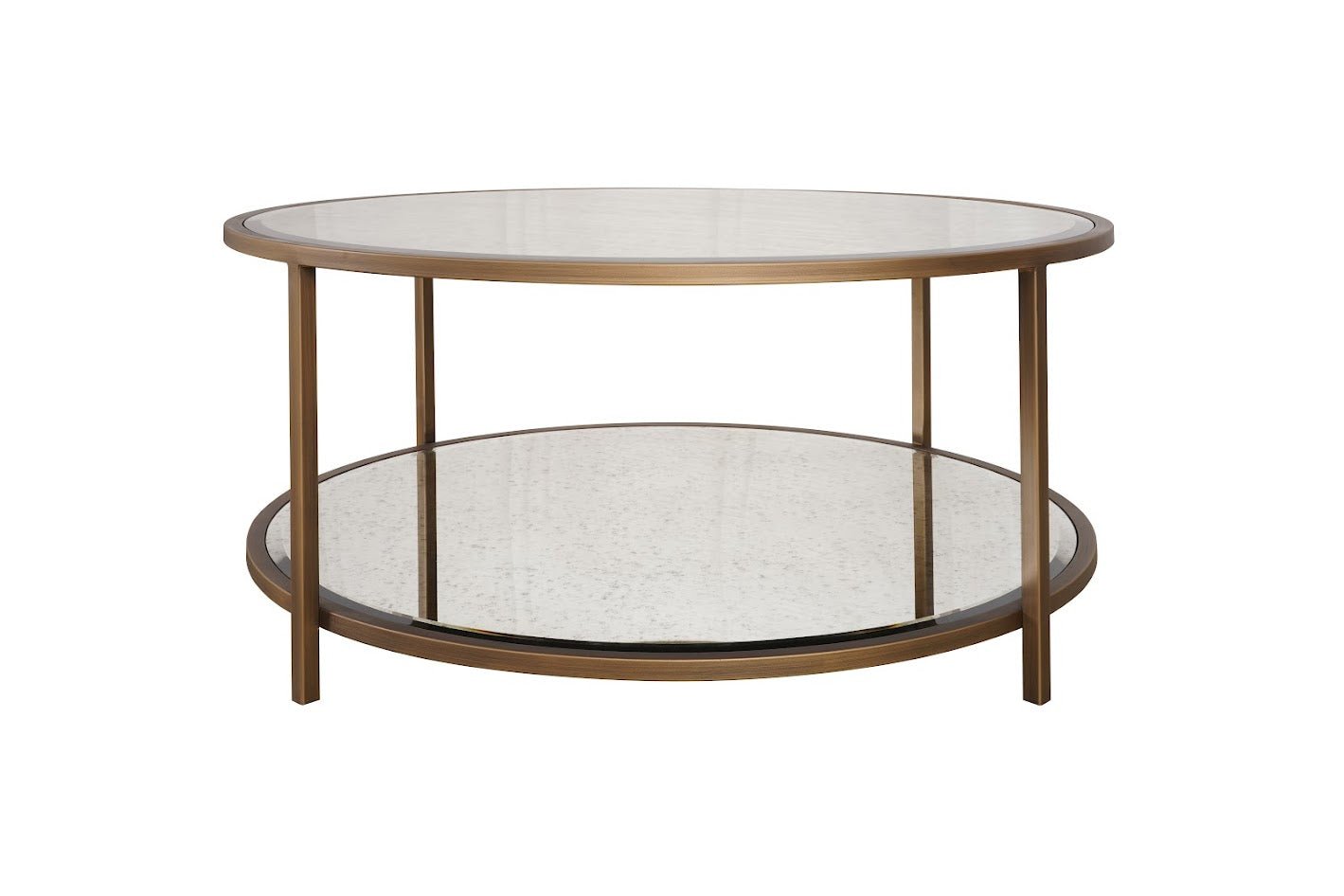 Glass Elegance Round Coffe table