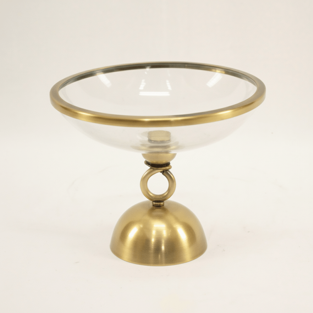 Golden BOWL ON STAND