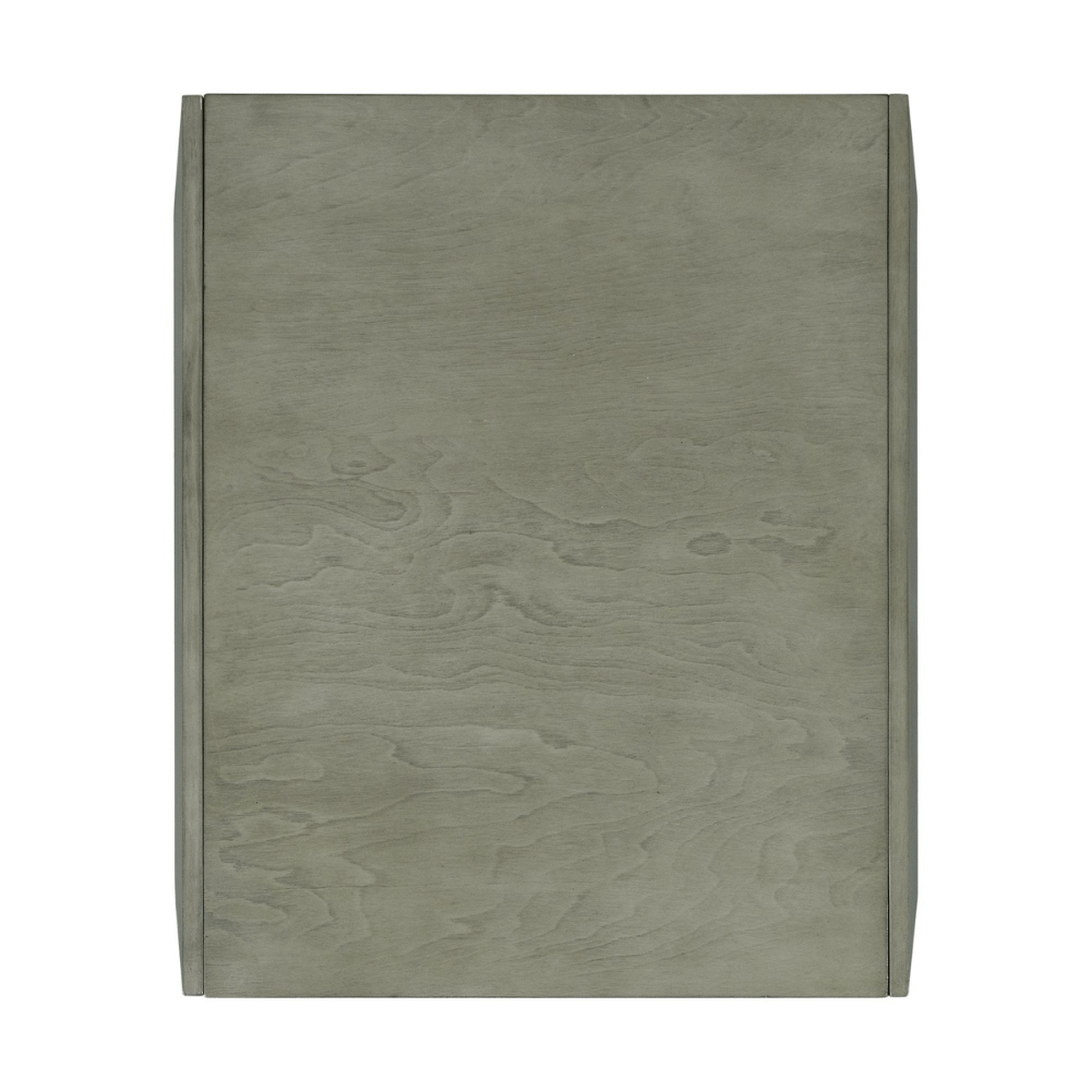 Gordon Rectangular End Table In Grey