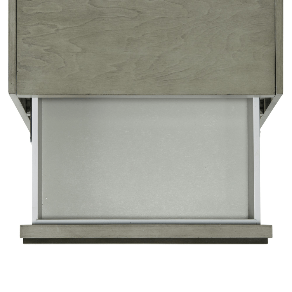 Gordon Rectangular End Table In Grey