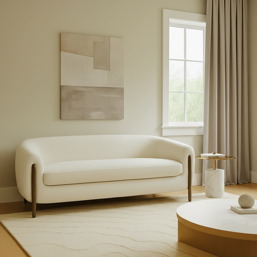 Grace Beige Sofa (220Cm)