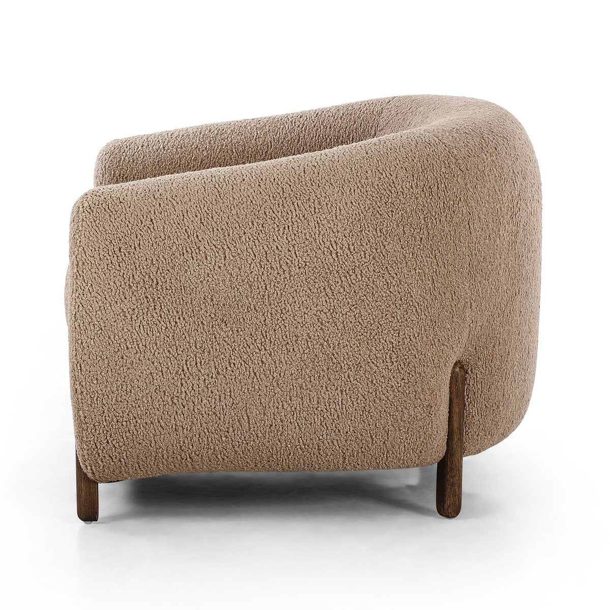 Grace Oat Boucle Arm Chair (96cm)