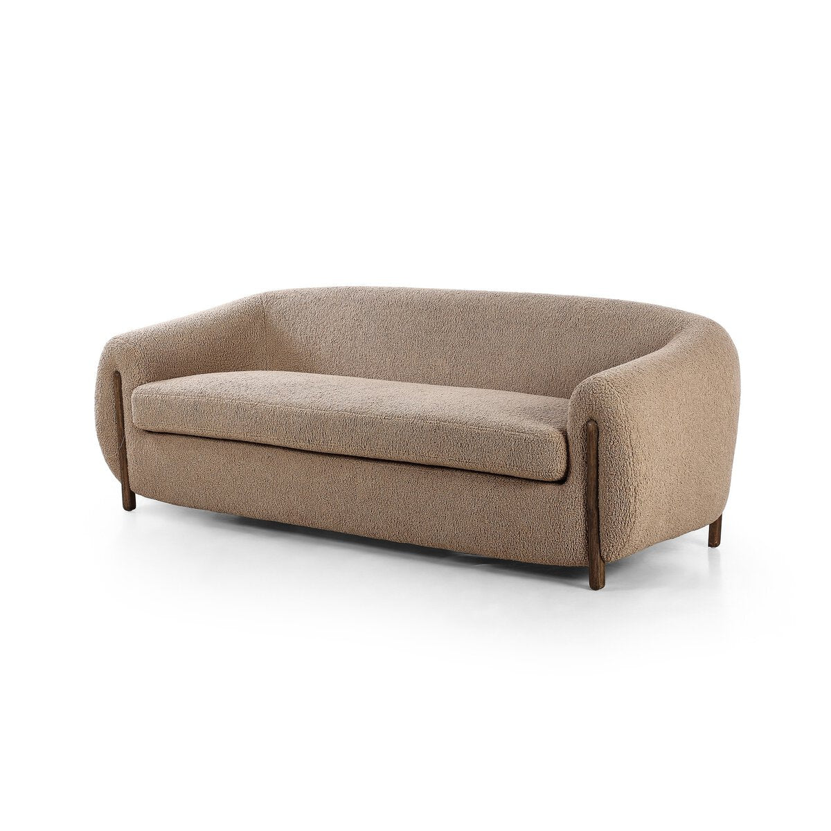 Grace Oat Boucle Sofa (220cm)