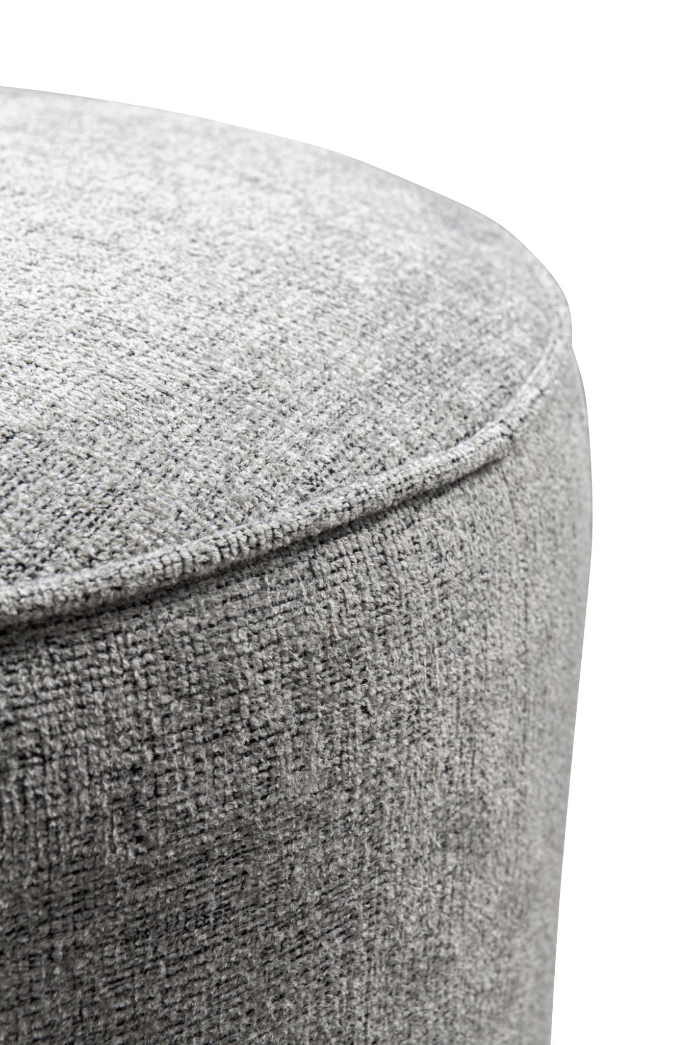 Beige Boucle Ottoman W55.5xH44cm