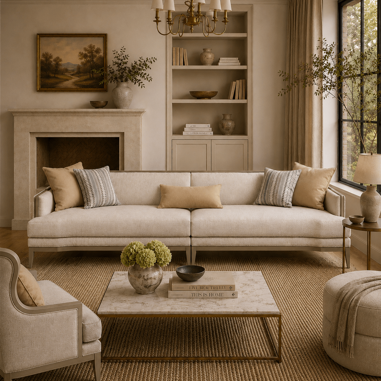 Heritage Beige XXL Sofa
