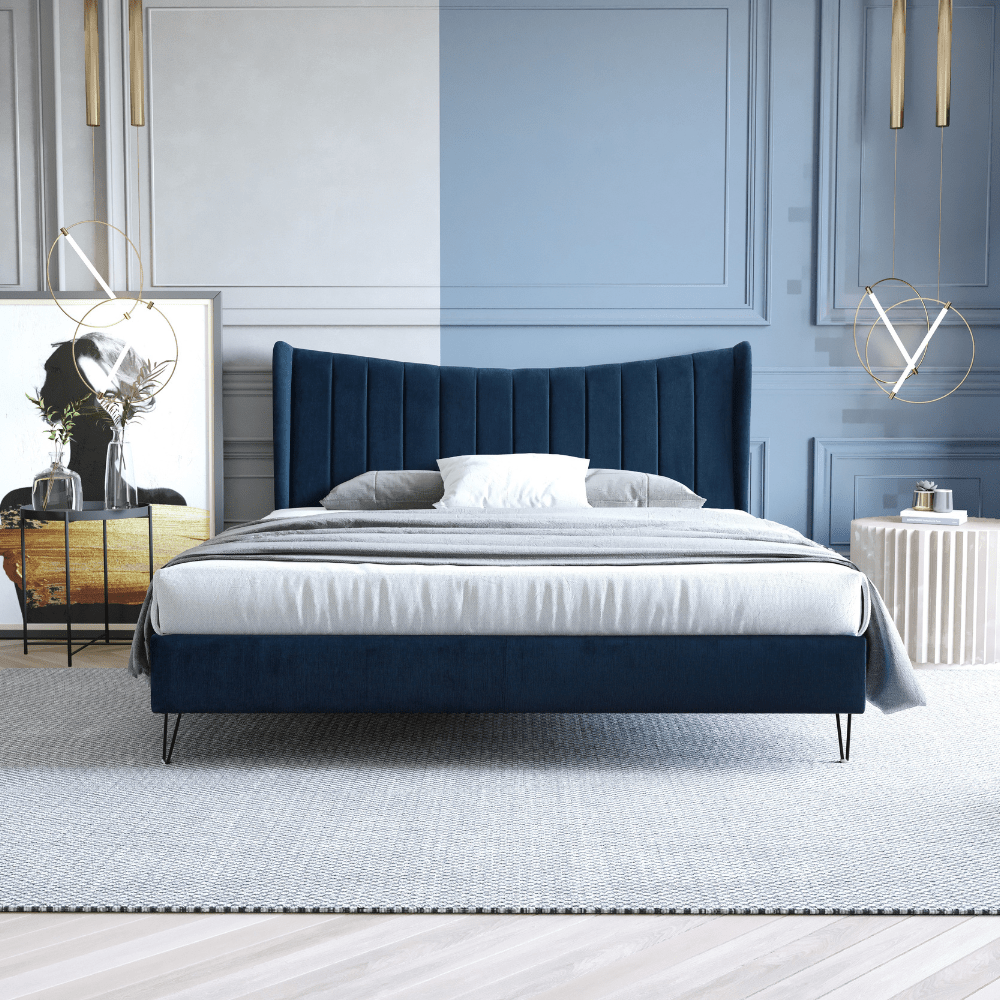 HR Blue Bed