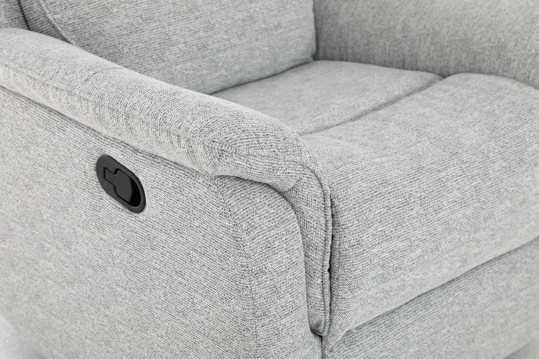 HushGlide Manual Grey Recliner