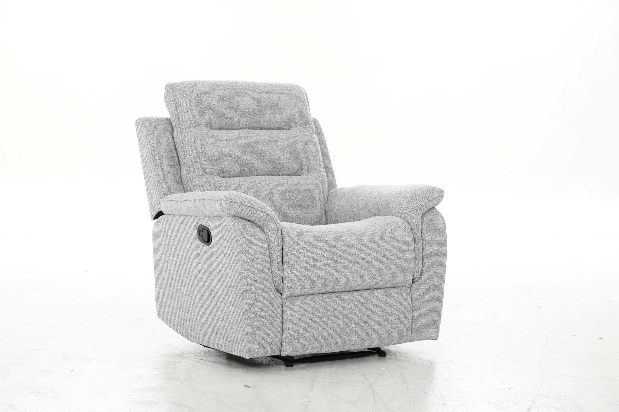 HushGlide Manual Grey Recliner