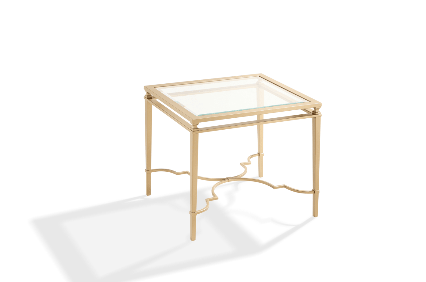 Imperium Glass RECT END TABLE Gold