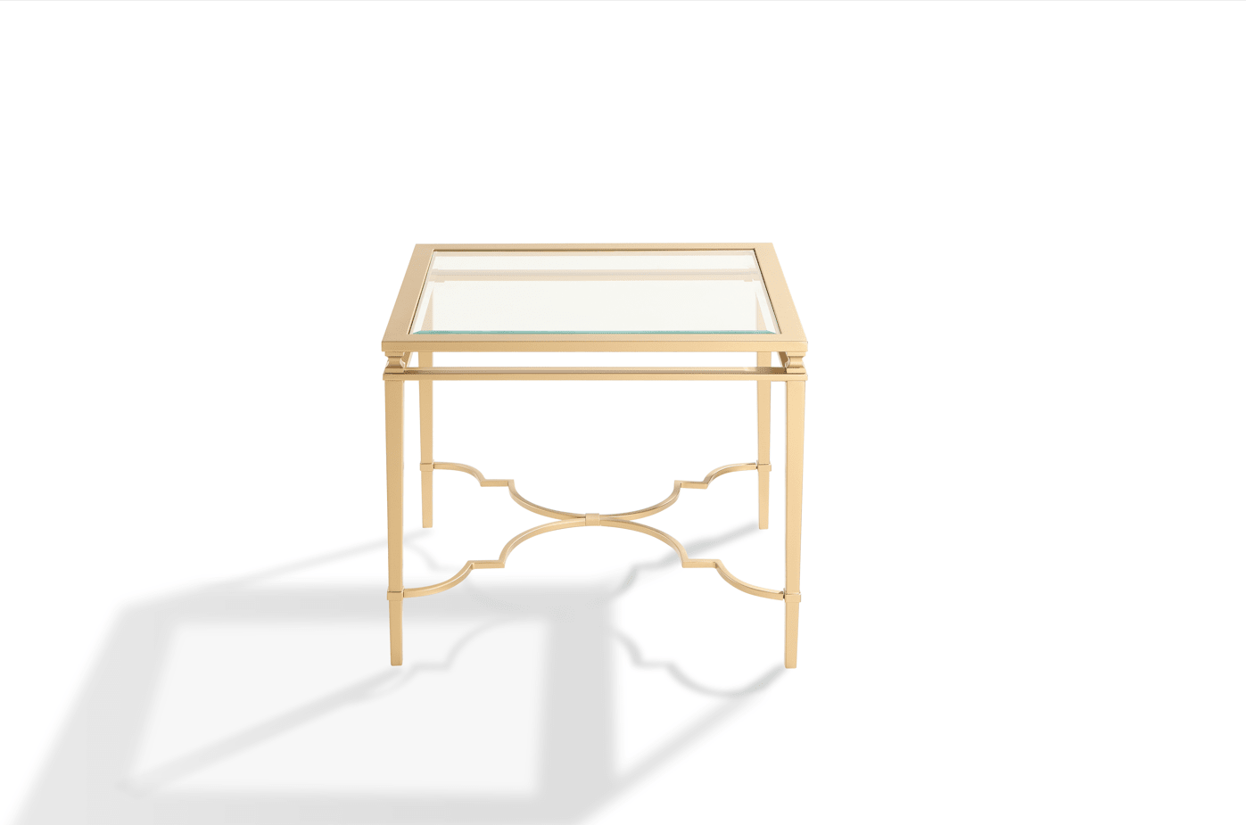 Imperium Glass RECT END TABLE Gold