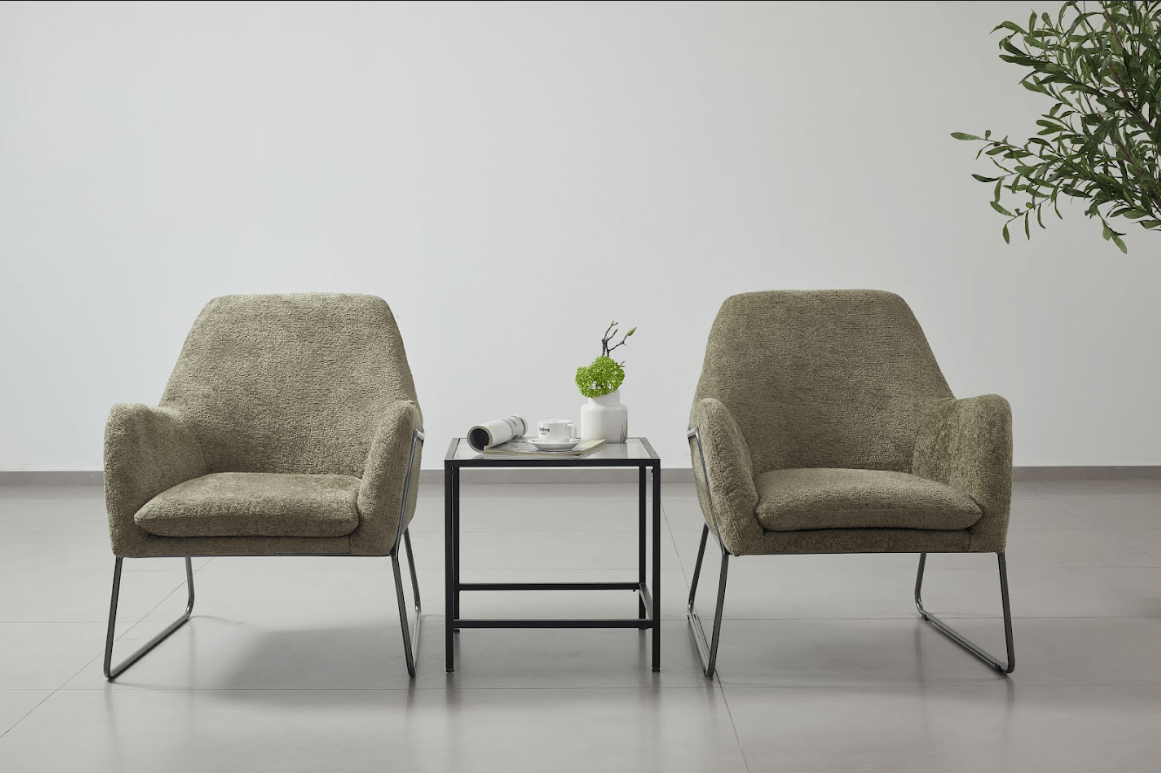 Iscaro Olive Arm Chair