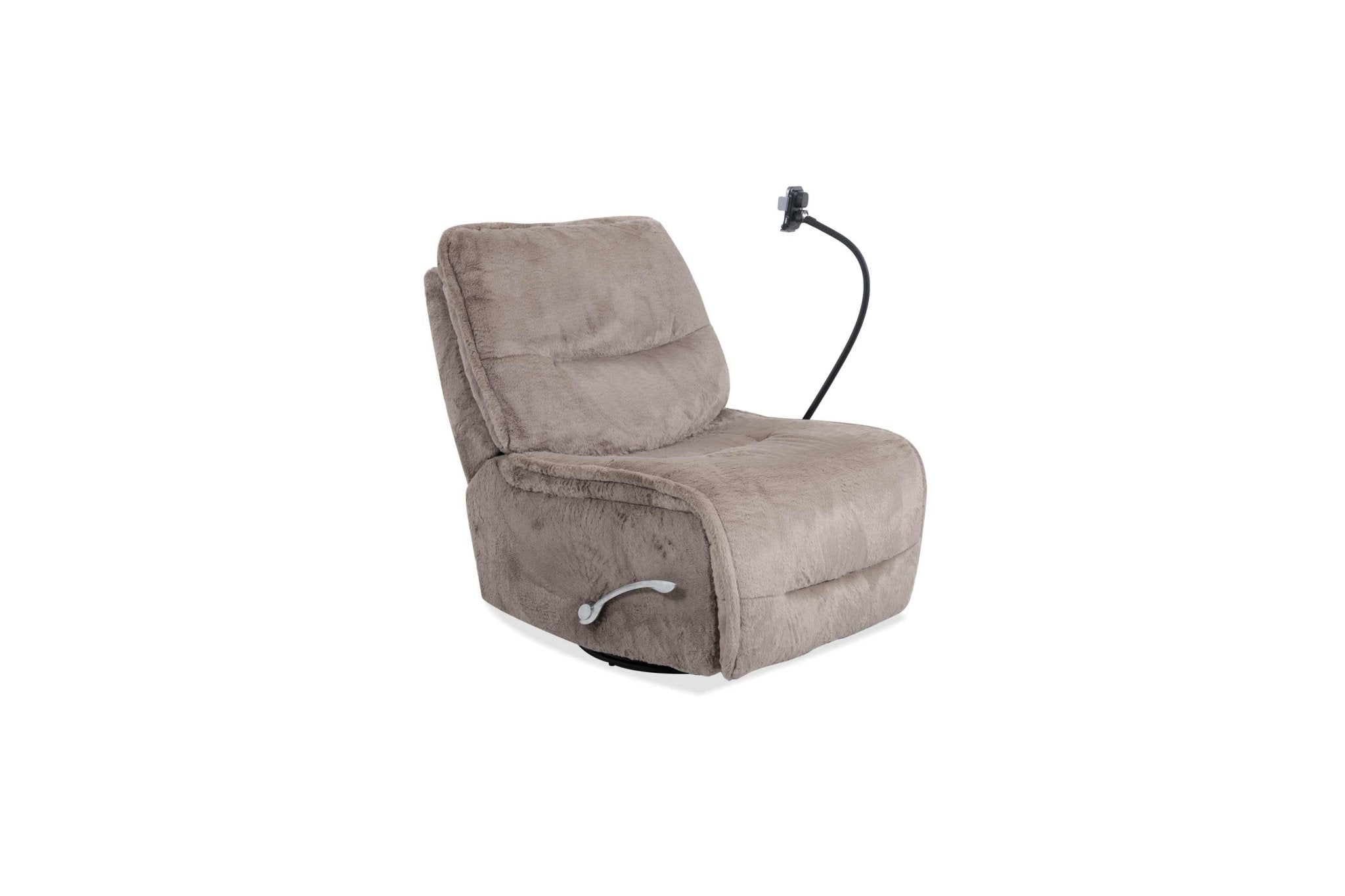 Jay Brown Swivel Power Recliner WC