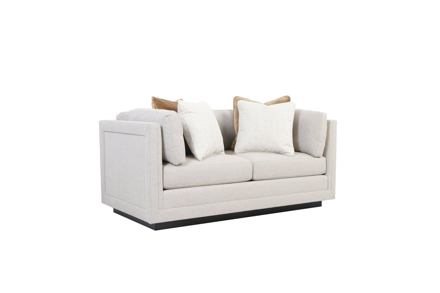 Layal Chic Gold Loveseat