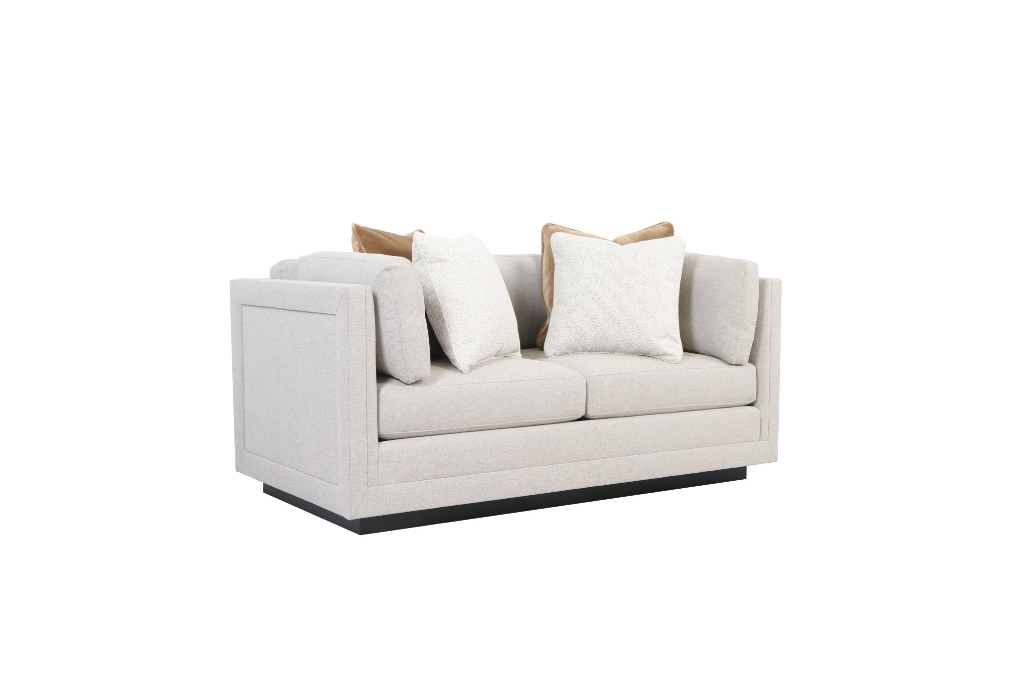 Layal Chic Gold Loveseat