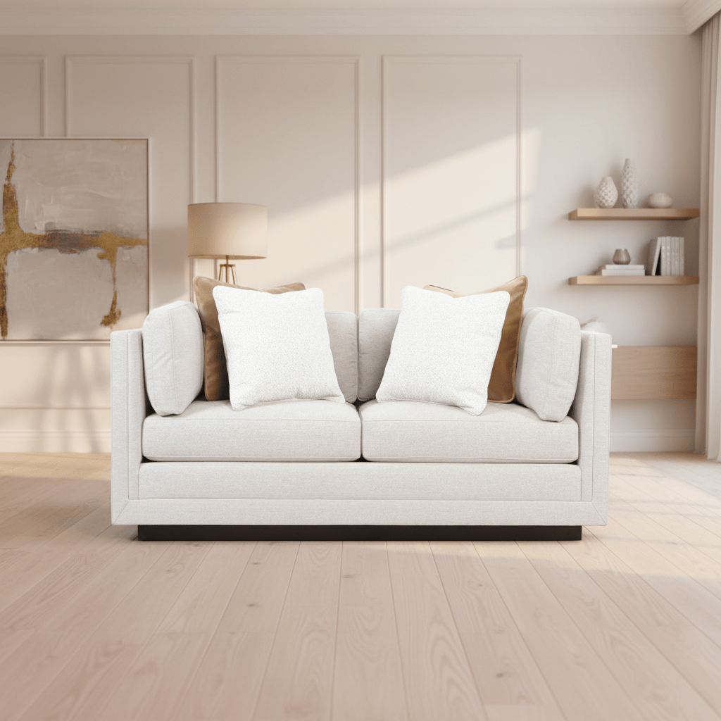 Layal Chic Gold Loveseat