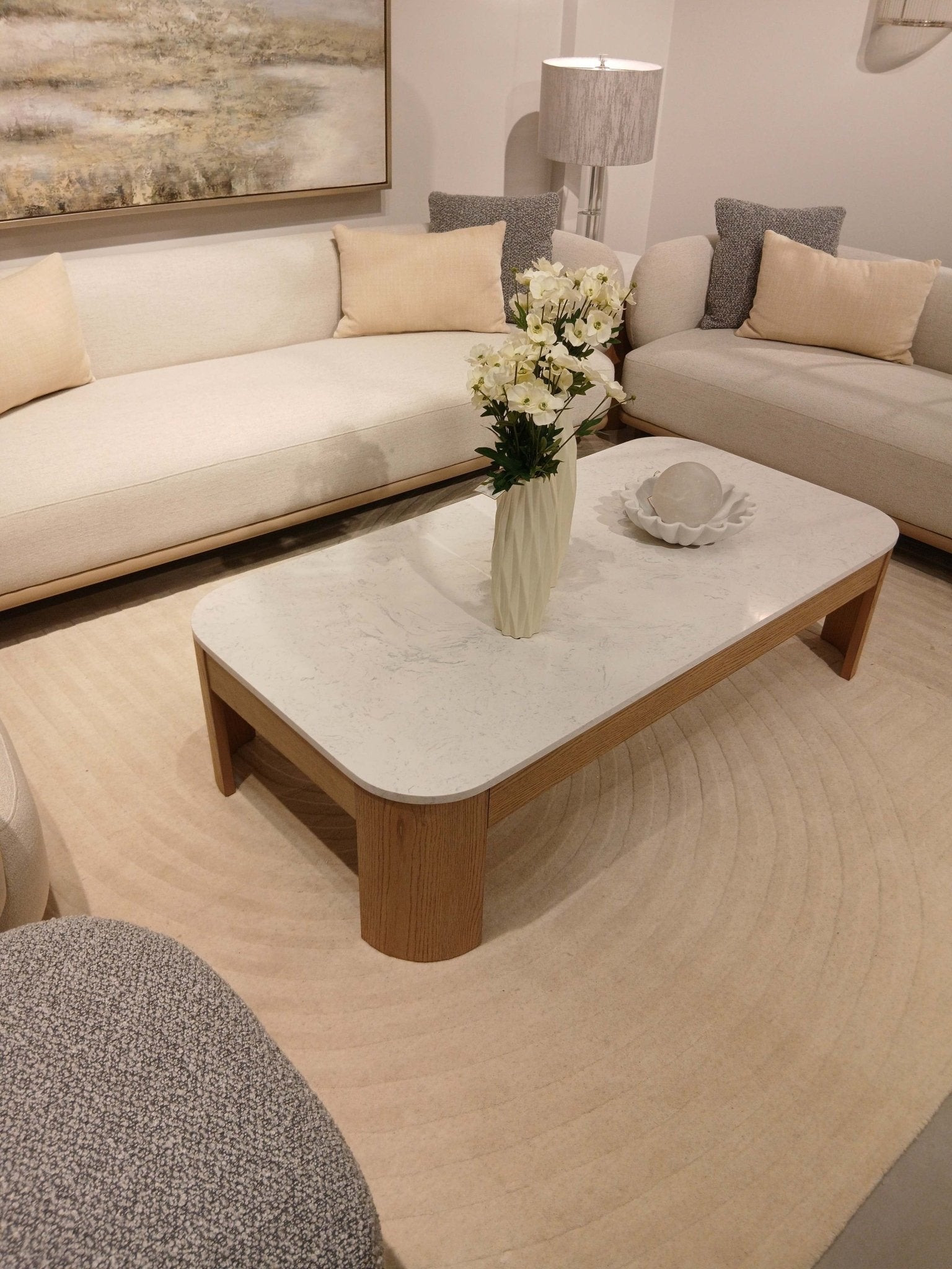 Leaner 3 seater sofa