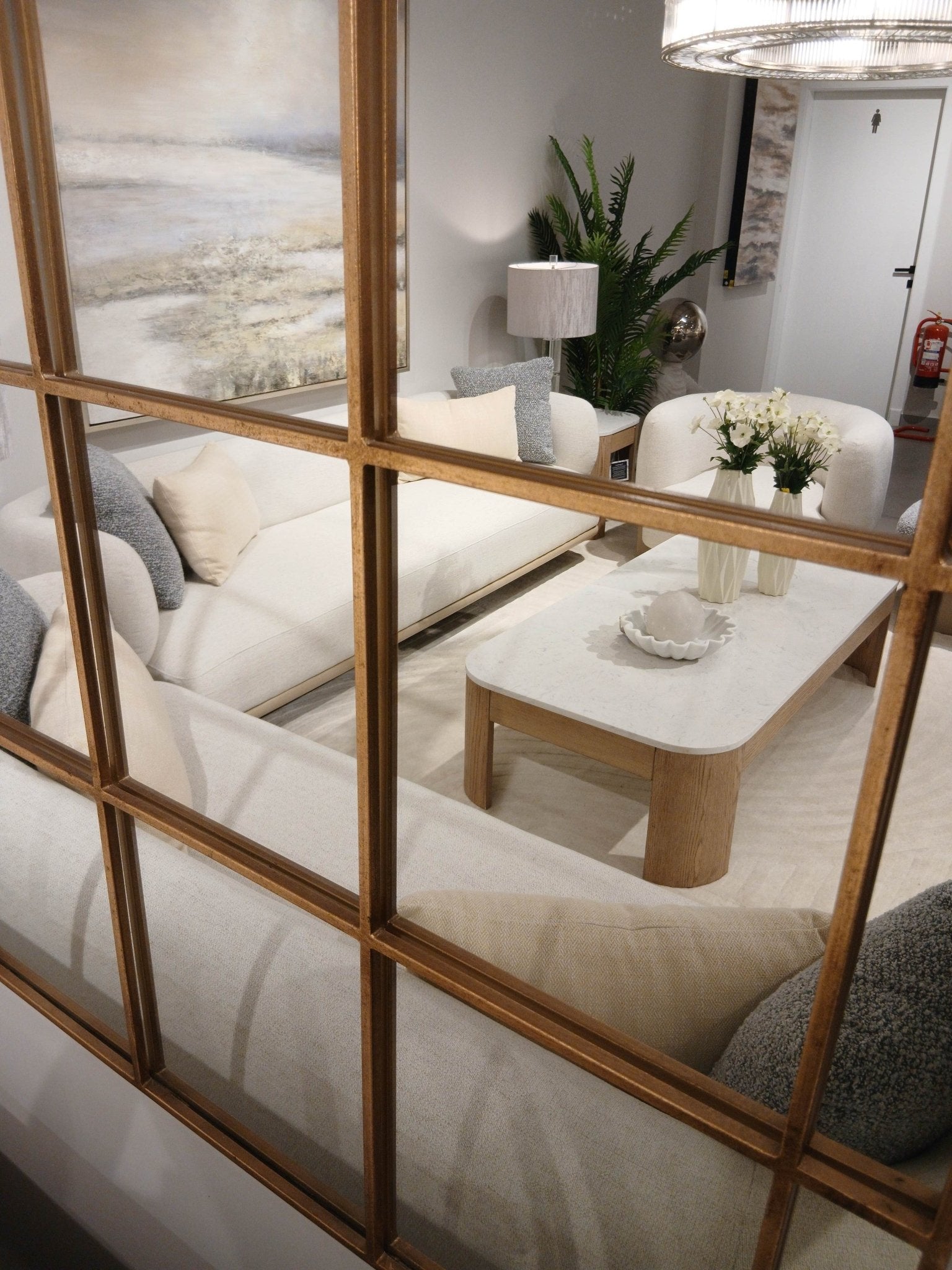 Leaner 3 seater sofa