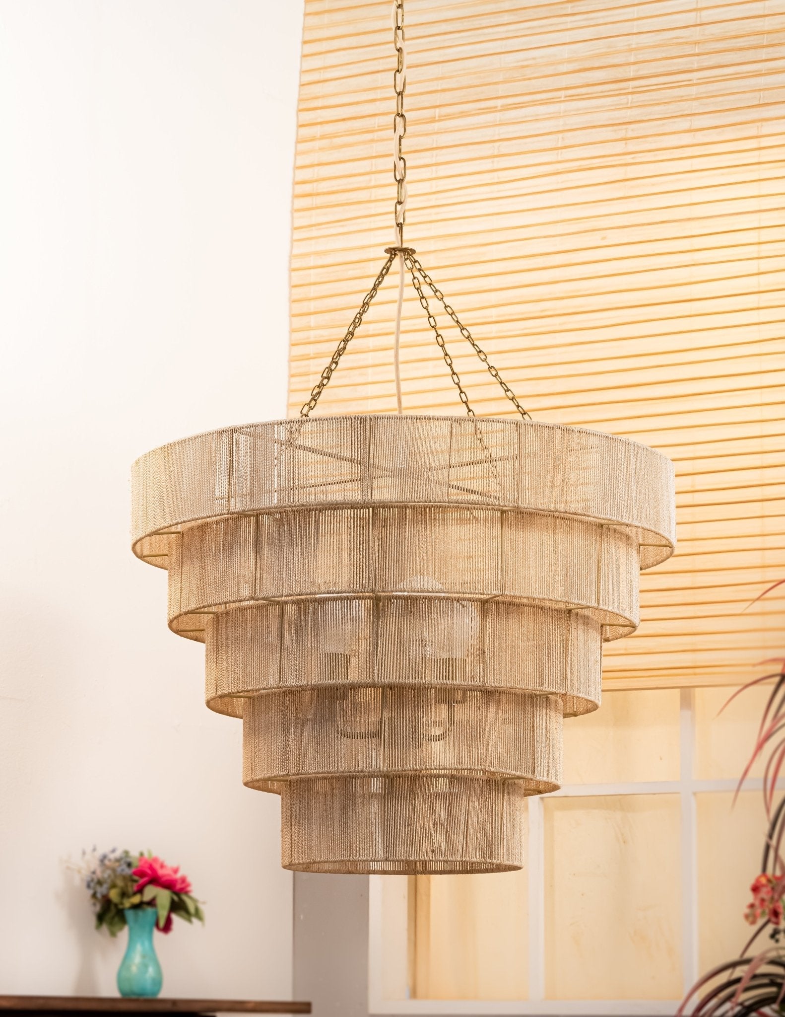 Leyte - 5-TIER WOVEN PENDANTS