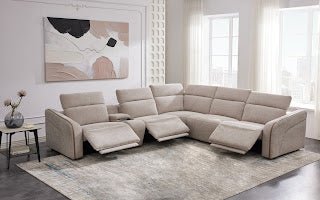 Luxora Grey Motion Power Sectional