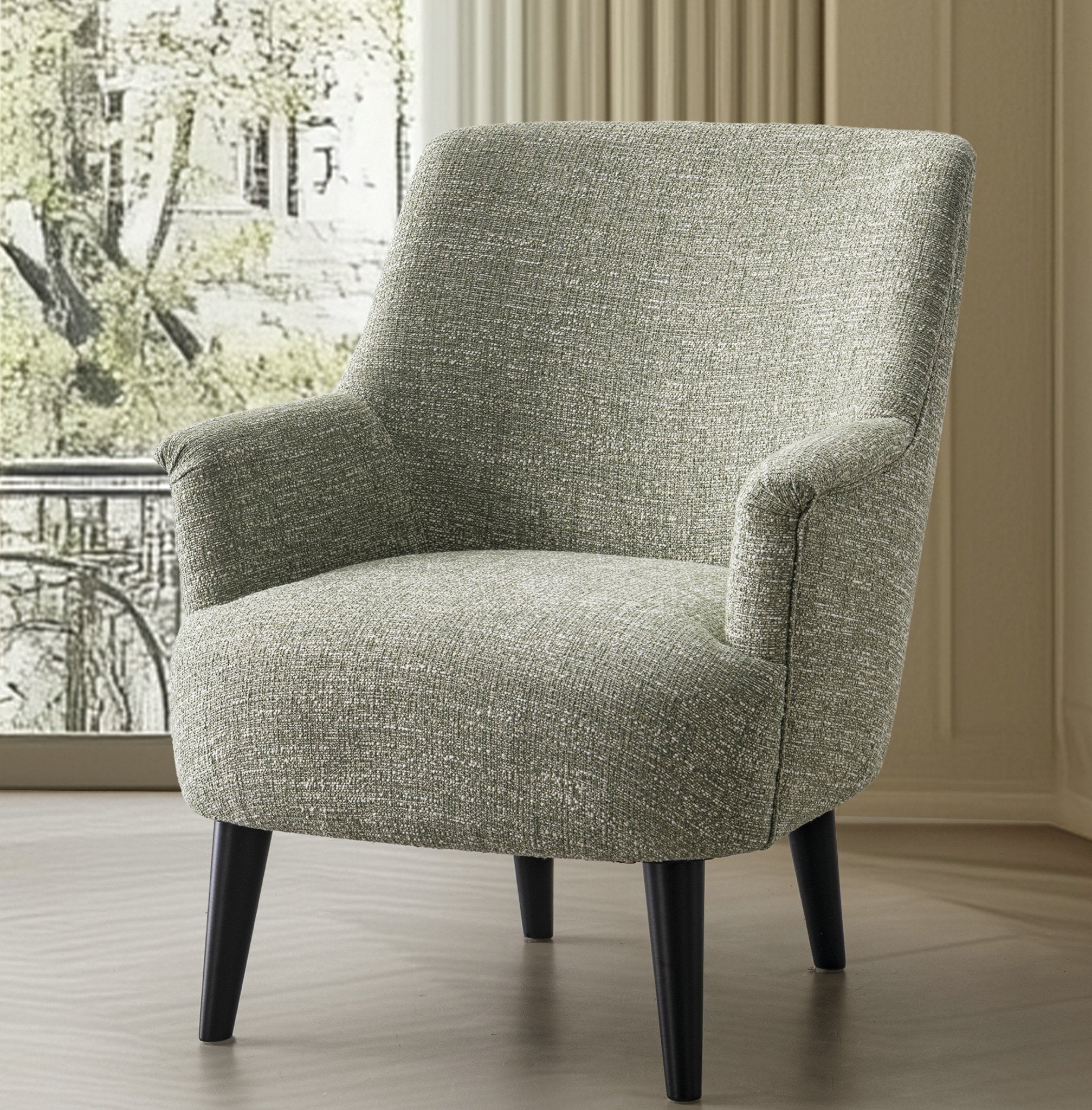 Lyra Grey Accent Chair