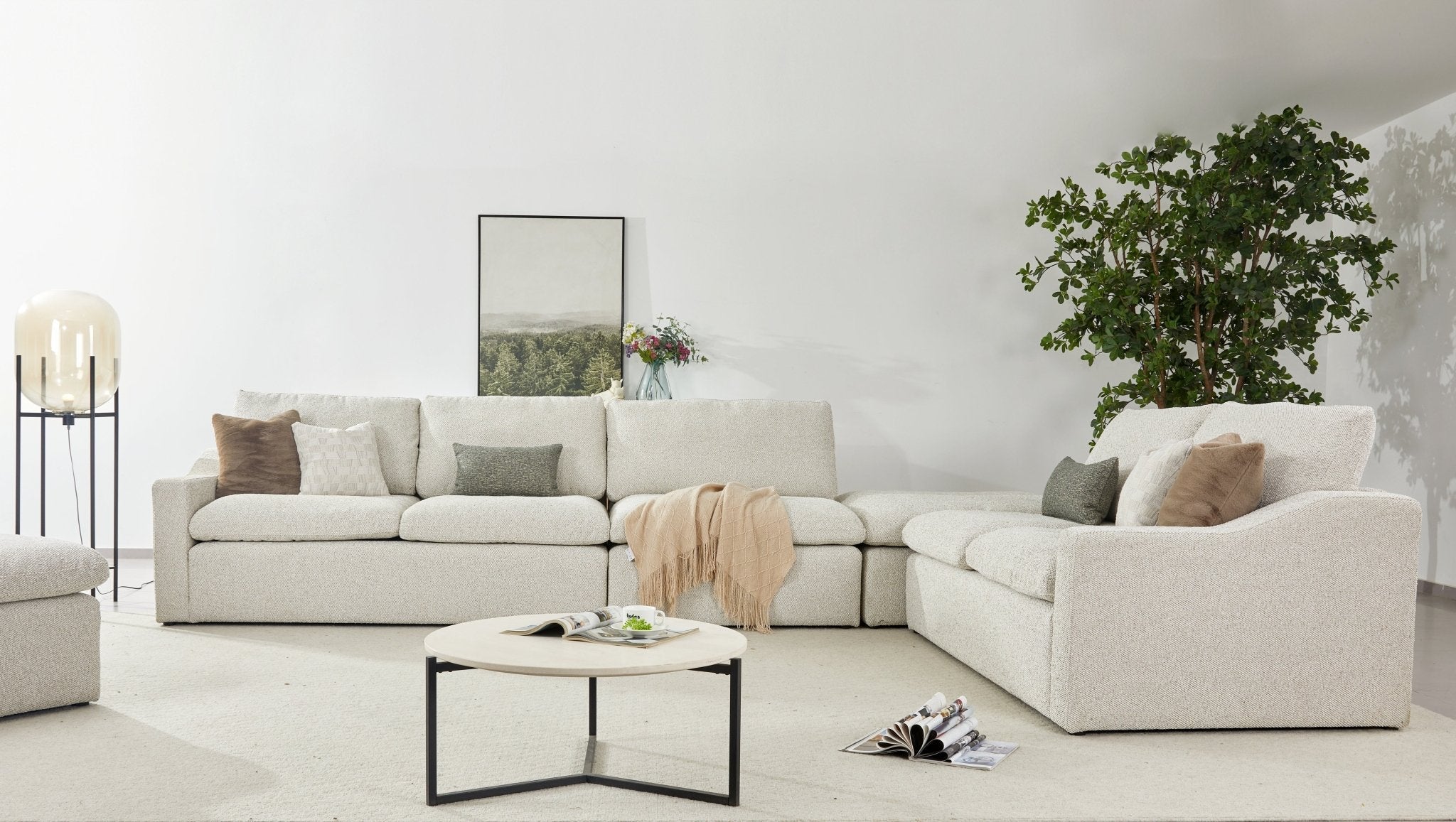 Madrid Marble LAF 1 Seater  (99CM)