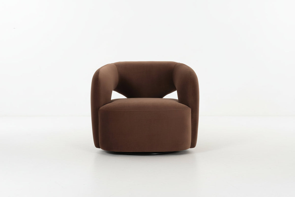 Mazie Brown Swivel Chair