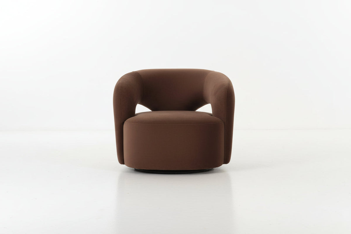 Mazie Brown Swivel Chair
