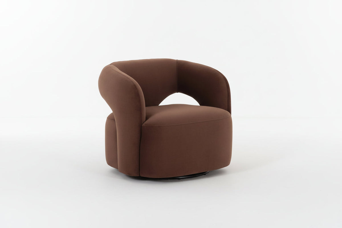 Mazie Brown Swivel Chair