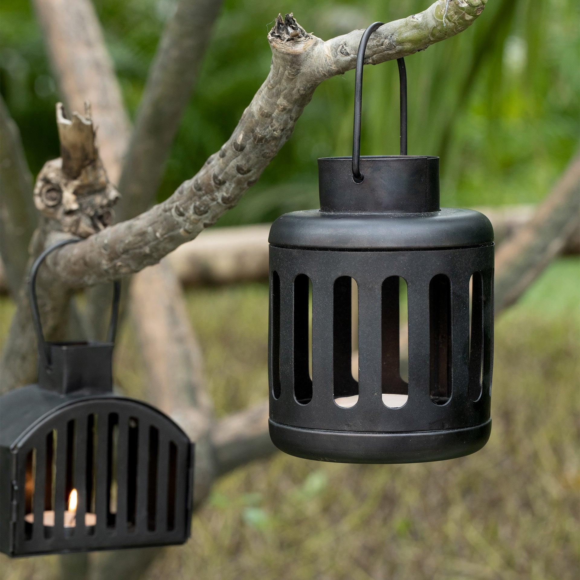 Kuma Metal Round Lantern Set of 2 (with T-Light)