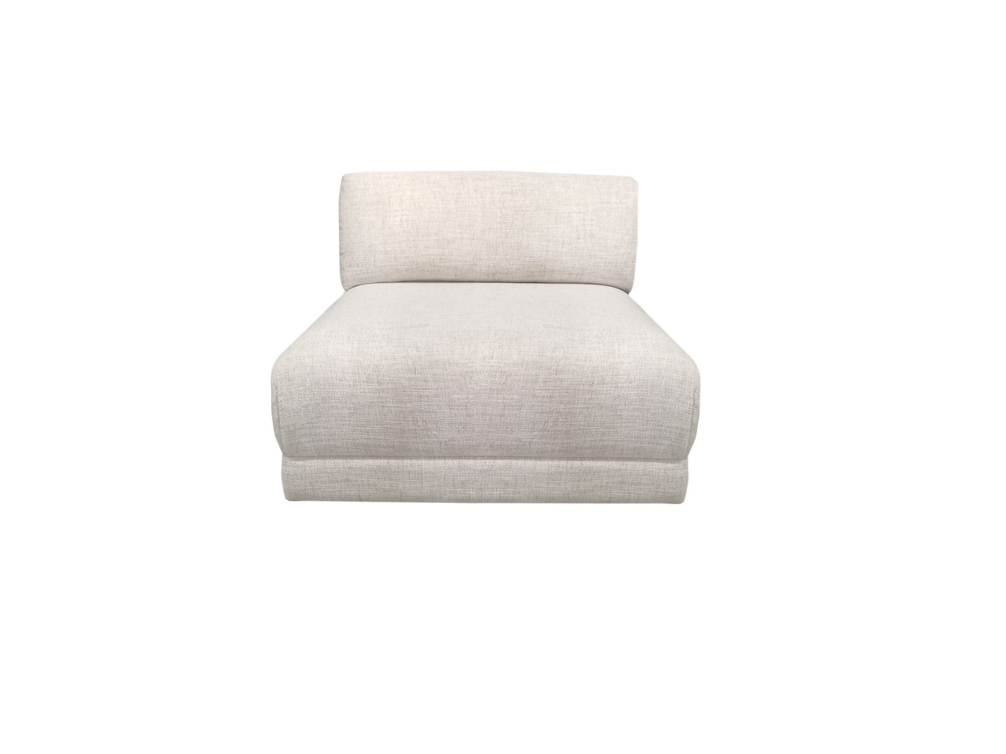 Meryl Beige Sectional Armless (94cm)