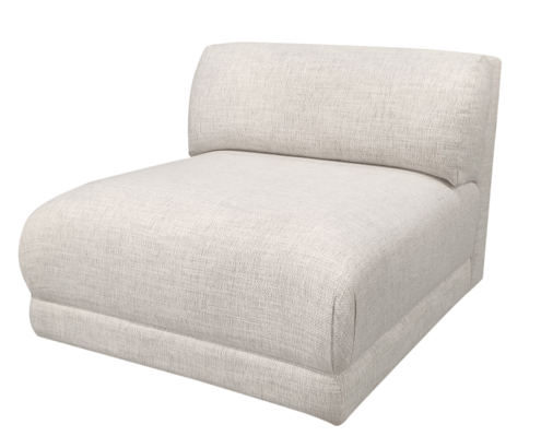Meryl Beige Sectional Armless (94cm)