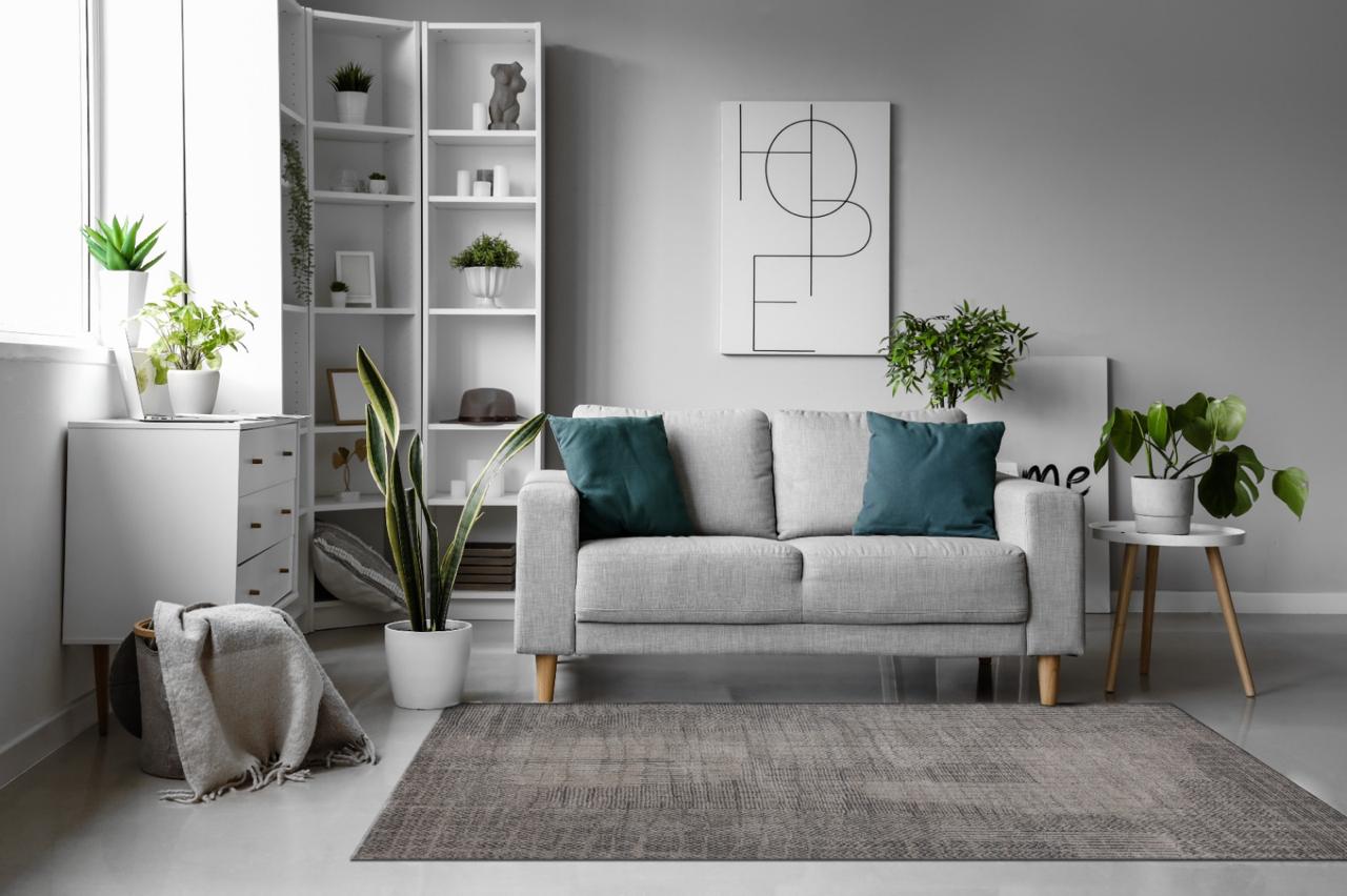 Modern brown Rug