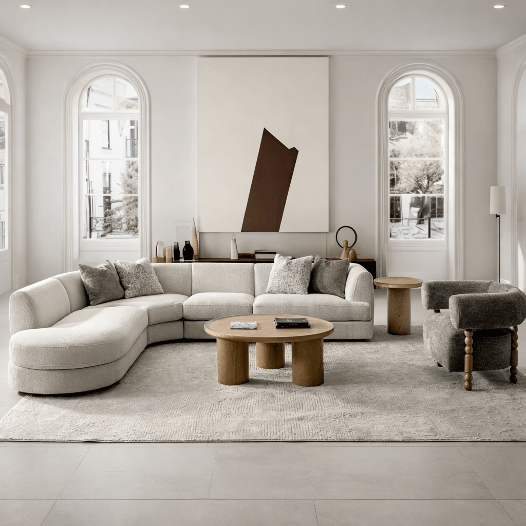 Monaco Beige Sectional Set