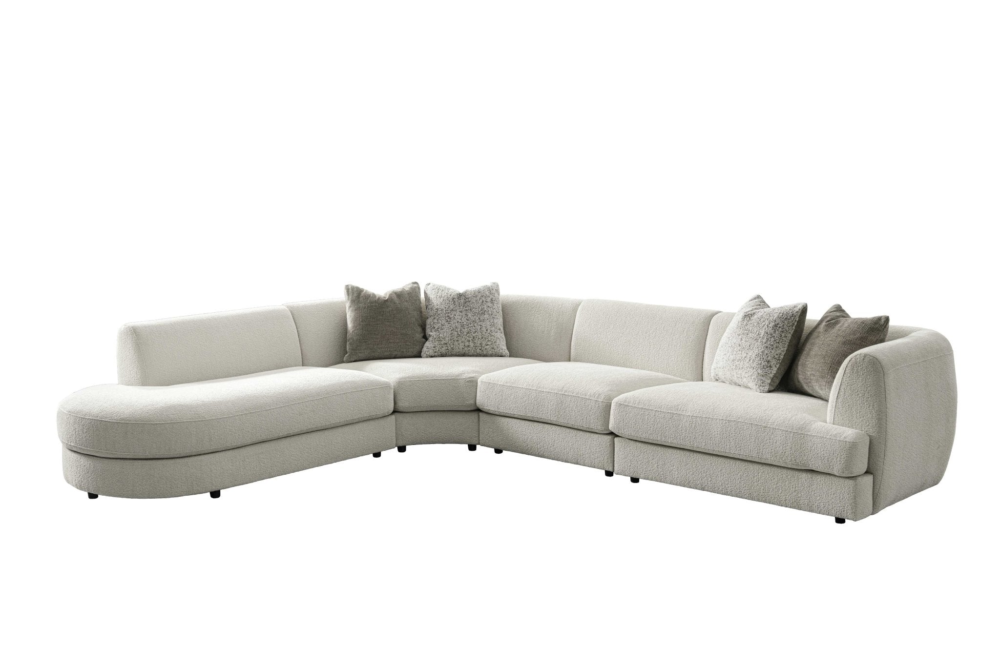 Monaco Beige Sectional Set