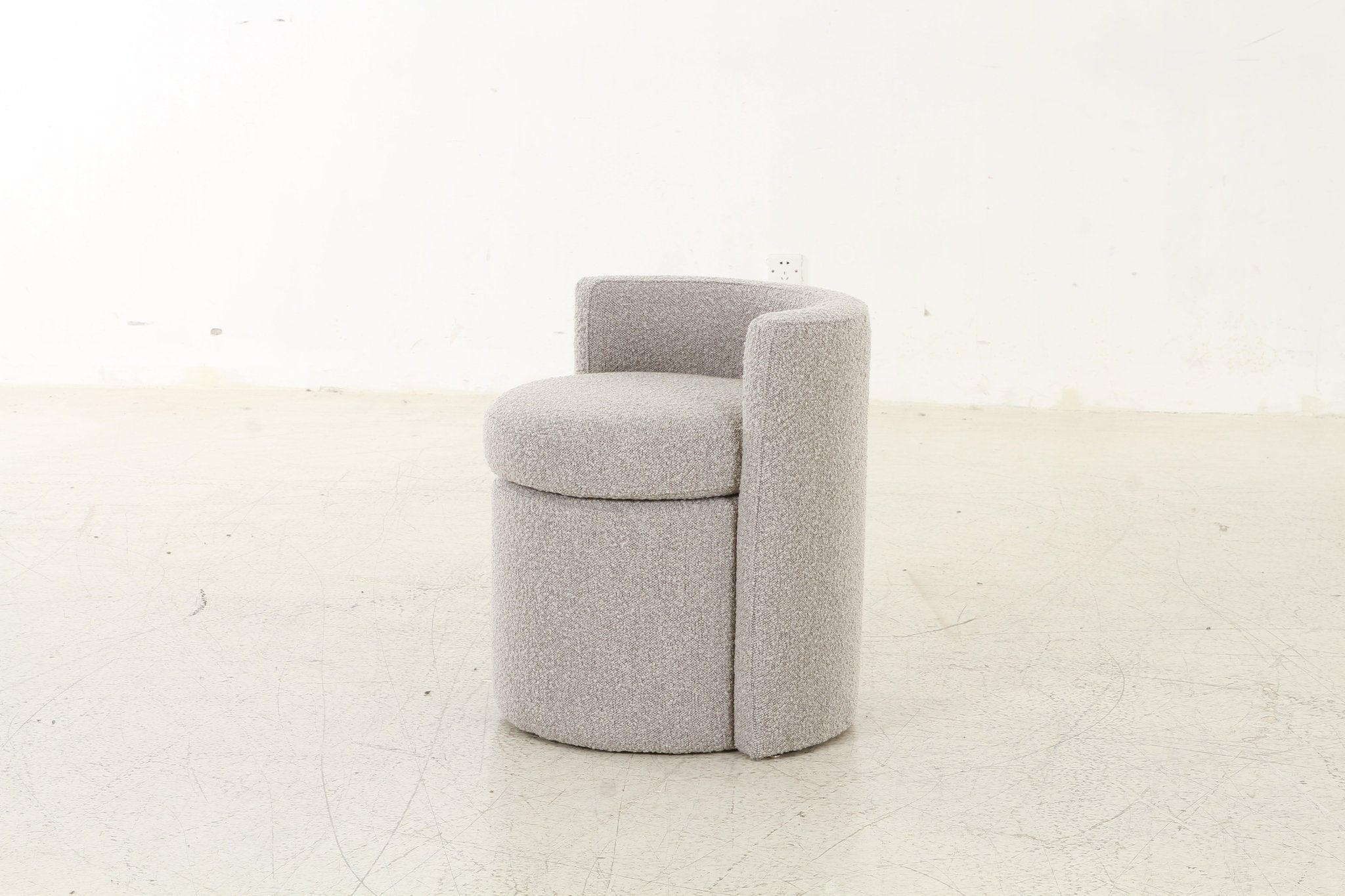 Mono Grey Ottoman