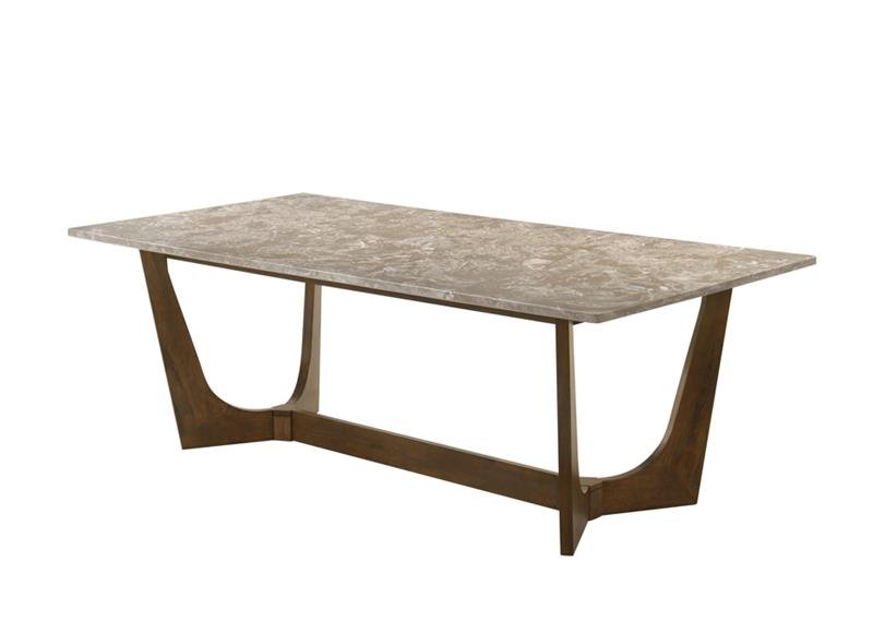 Morgans Beige Marble Dining Table 8 Seater SET