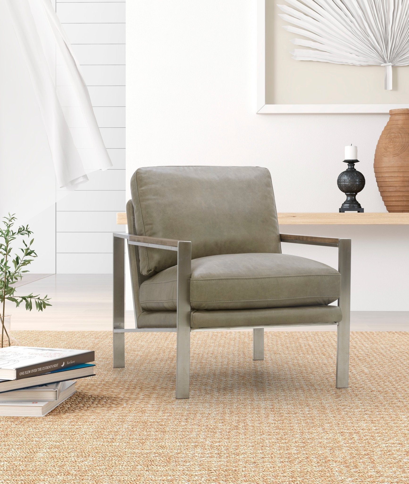 Nelo Grey Arm Chair