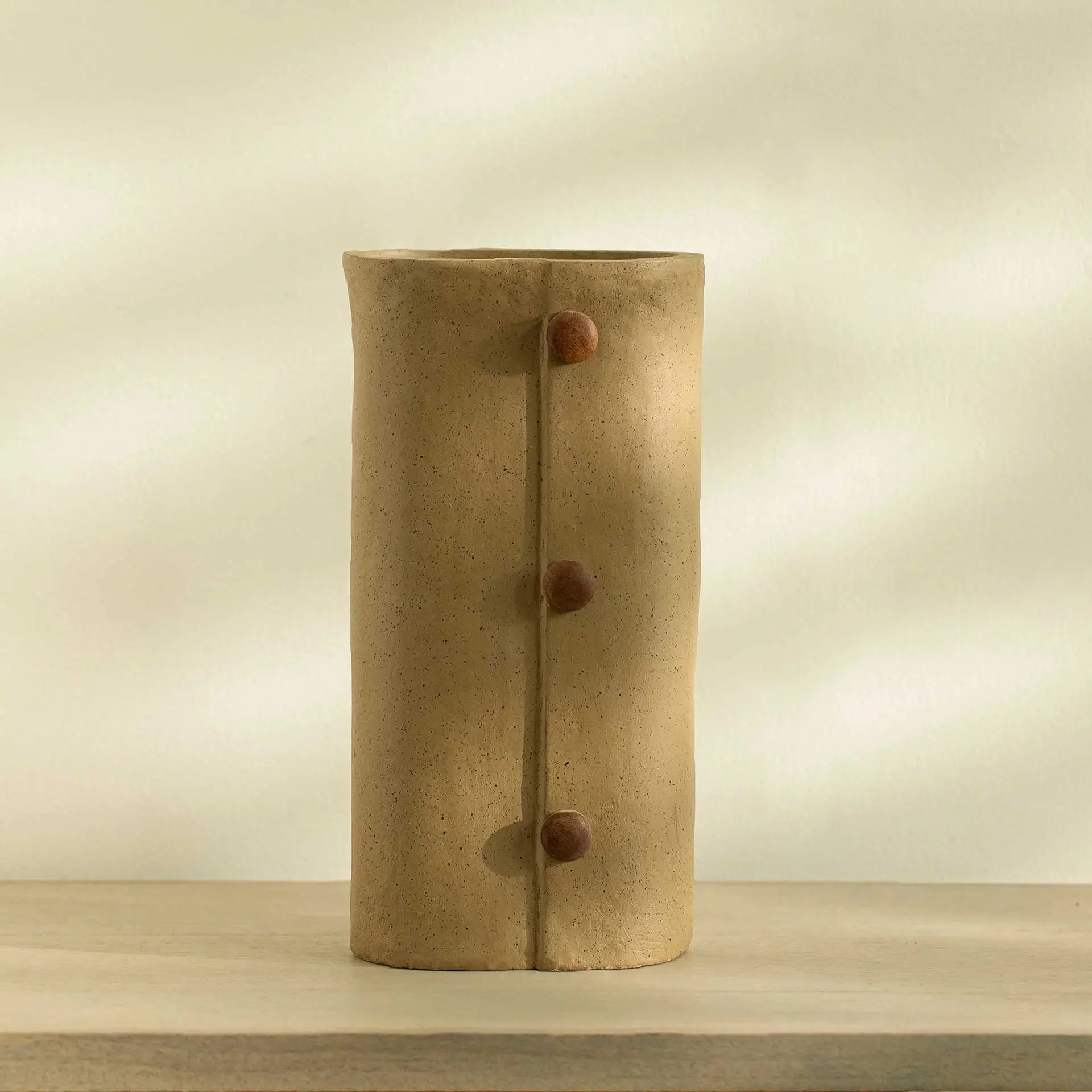 Niraan Ecomix Vase With Wooden Beads Tall
