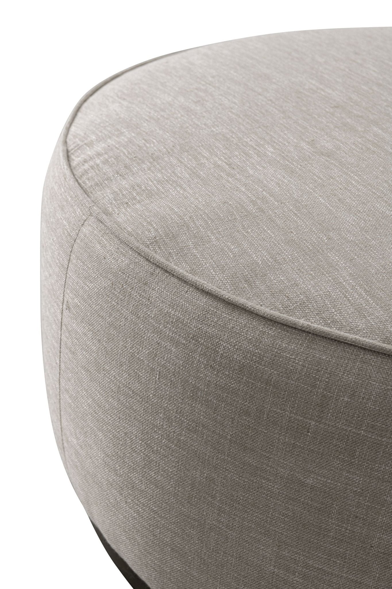 Beige Boucle Ottoman W91xH36cm