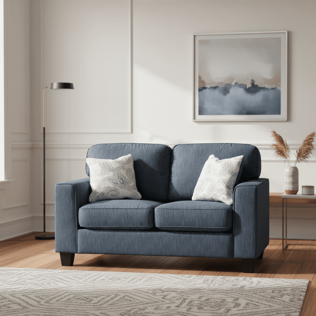 Ocean Love Blue Loveseat