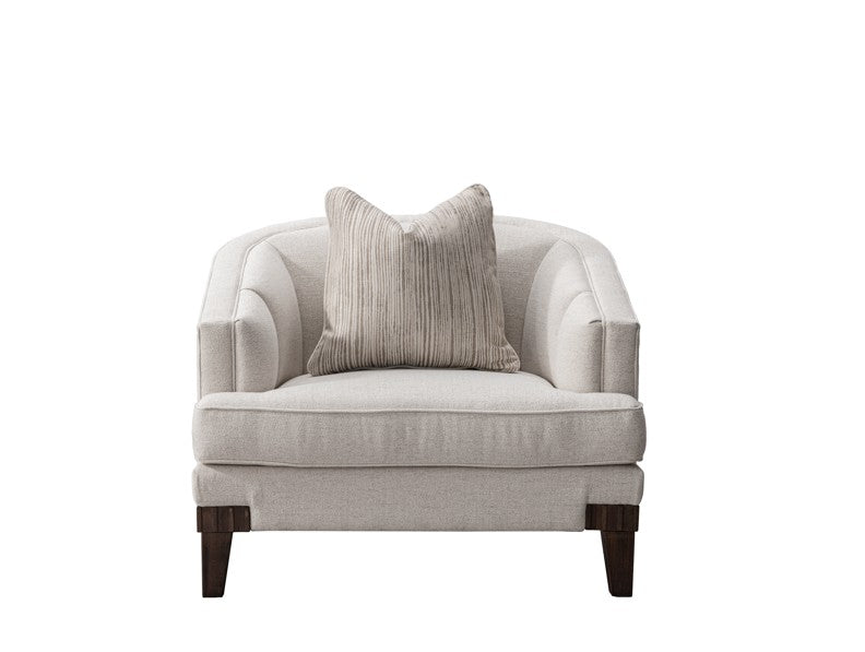 Opaline White Velevt Chair